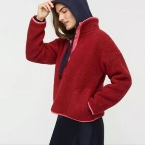 J. Crew Fleece Pullover Size Medium